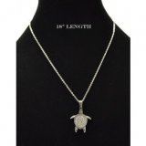 Pewter Necklace Turtle - Small