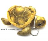 Plush Golden Sea Turtle Keychain