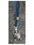 Turtle Silver-plated Corded Necklace