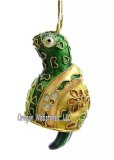 Cloisonné Turtle Bell Ornament