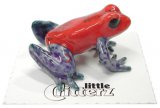 "Strawberry" Mini Porcelain Dart Frog