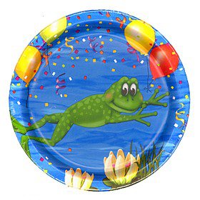 Frog/Alligator Swamp Party Small Plates, pk/8
