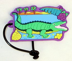 Alligator Vinyl Luggage Tag