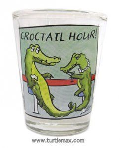 Crocodile "Croctail Hour!" Shot Glass