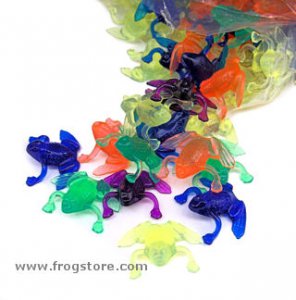 Neon Colored Frogs (72)