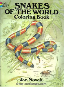 Snakes of The World Coloring Book
