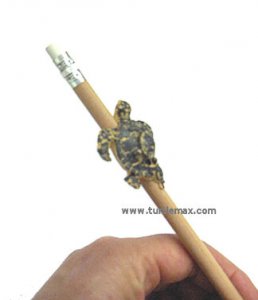 Sea Turtle with Babies on Pencil
