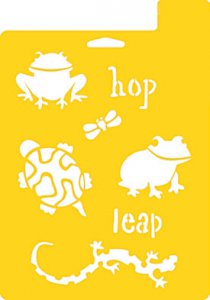 Hop Leap Frogs & Friends Stencil