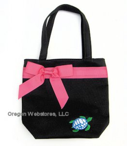 Sea Turtle Embroidered Mini Purse/Bag