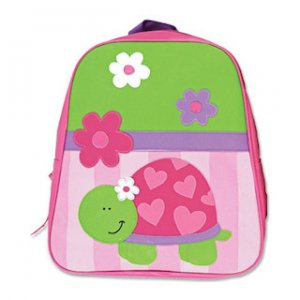 Happy Pink Turtle Kids Backpack