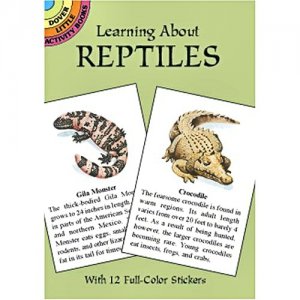 Learning About Reptiles Sticker Book