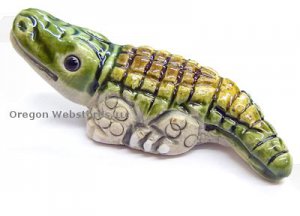 Tiny Ceramic Alligator