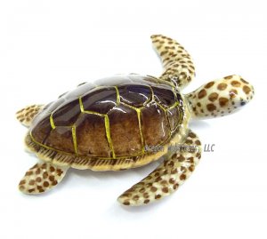 Porcelain Miniature: Loggerhead Sea Turtle
