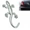 Car Decal with Figure of Wall Gecko -Silvery