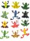72 Mini Frogs in Assorted Colors & Styles