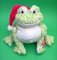 Smiling Holiday Bullfrog